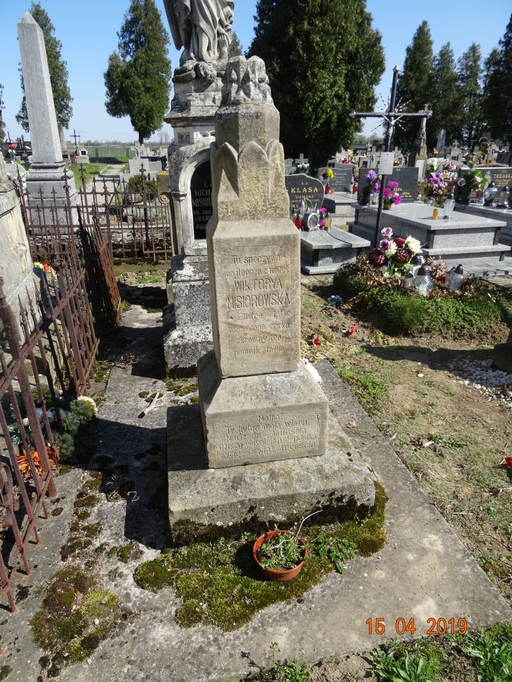 Wiktoria Misiorowska  1848 Uście Solne - Grobonet - Wyszukiwarka osób pochowanych